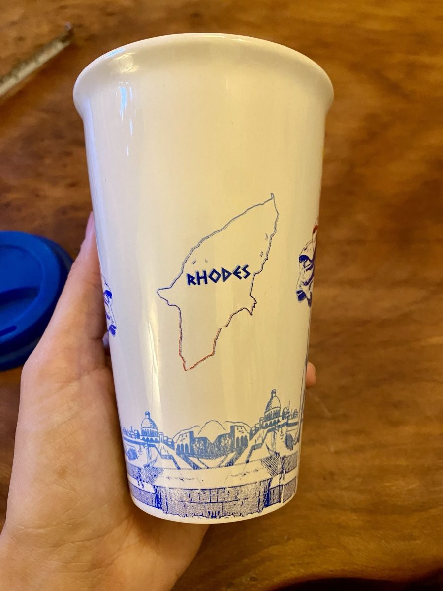 Tassen: Becher to go: Koloss von Rhodos, Keramik – Neu (gemäss Beschreibung) aus Bern von chiiba 5