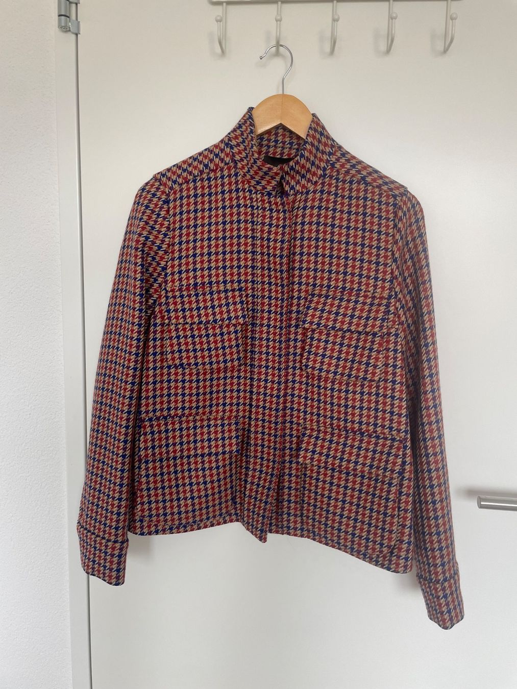 Odeeh Giacche: ODEEH Karierte Wolljacke Übergangsjacke Grösse 40 – Usato da Buchs SG venduto da VintageHomeCH 4