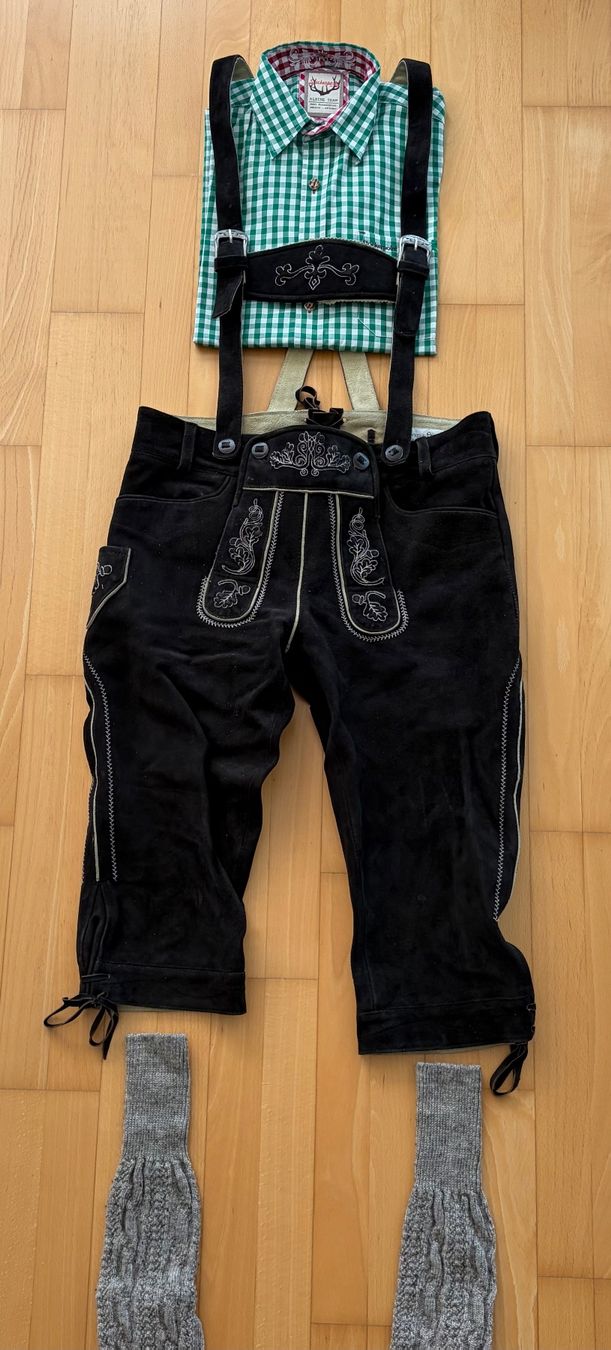 Pantaloni: Trachtenlederhose Set, Grösse 50 – Usato da Bottmingen venduto da bitra 3