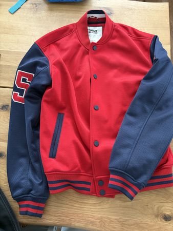 Jacke Tommy Jeans rot blau neuwertig