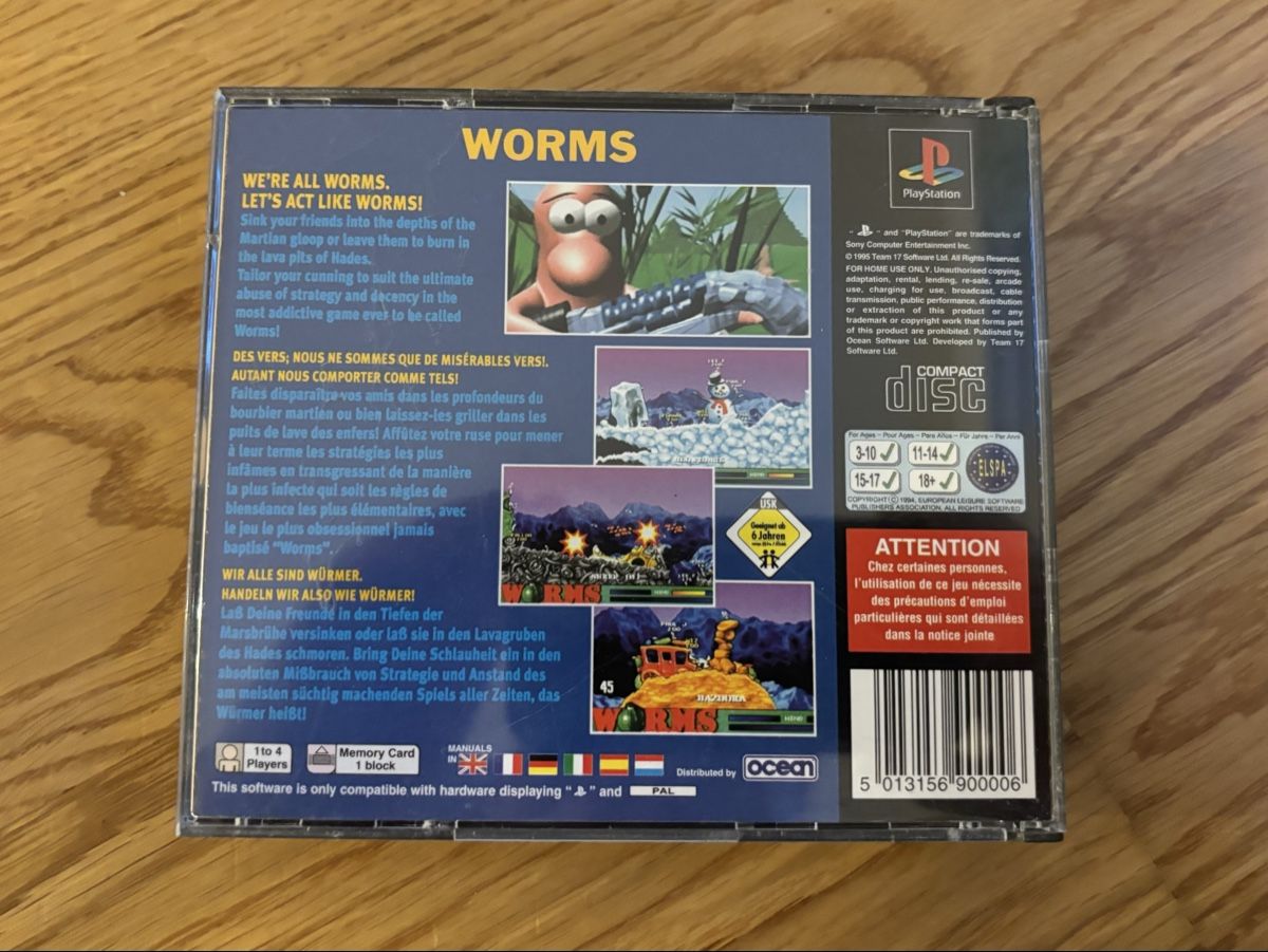 Jeux: PS (PAL) - Worms – D'occasion à Widen par mxpx_1981 1