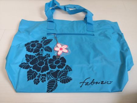🤩FABRIZIO STRAND-TASCHE TüRKIS MIT DRUCK
