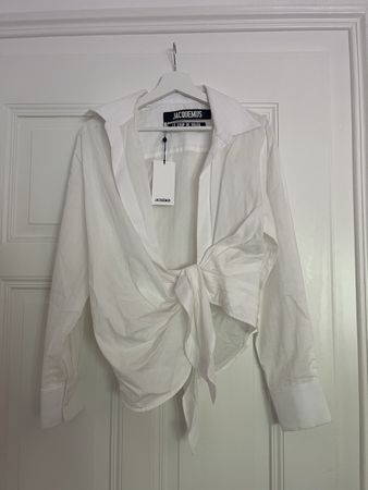 Le Bahia Shirt Jacquemus - New With Tags / 34 weiss Bluse