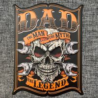 Bones Schild Metal Art