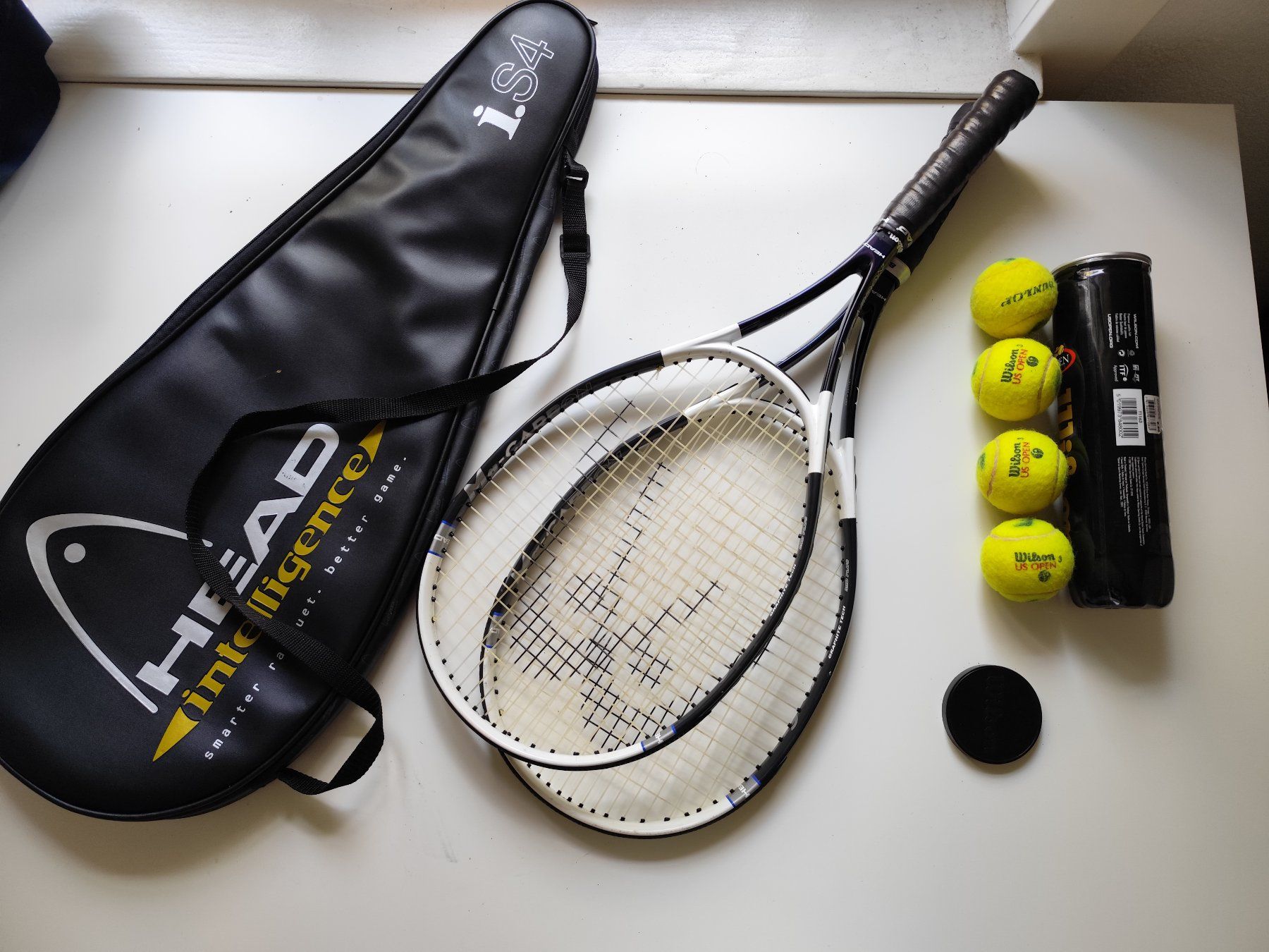 Racchette: Head Tennisschläger Graphite Tech Set + Head Tasche + 4 Bäll – Usato da Bern venduto da frupniew