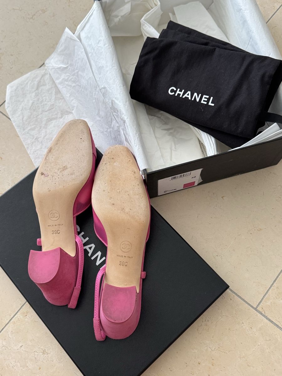 Chanel Scarpe da donna: Chanel Slingback Gr 39 pink Full Set  – Usato da Wädenswil venduto da Isa_belle28 3