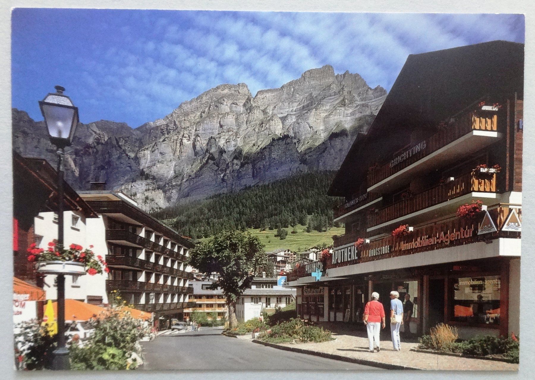 Ansichtskarten: Leukerbad 1401 m, Loèche les Bains – Gebraucht aus Fétigny von Billy2miny