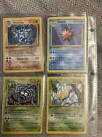 Diverse Pokemon 1. Edition deutsch 7Stk. inkl. Holo