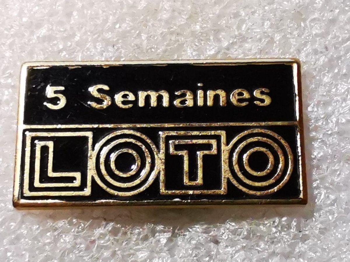 Placchette & Badge: Ansteckpin 52: Loto 5 Semaines – Usato da Oppligen venduto da Pin-Fall-Shop