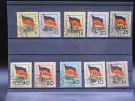 DDR 1959 10 Jahre DDR Fahnen gest