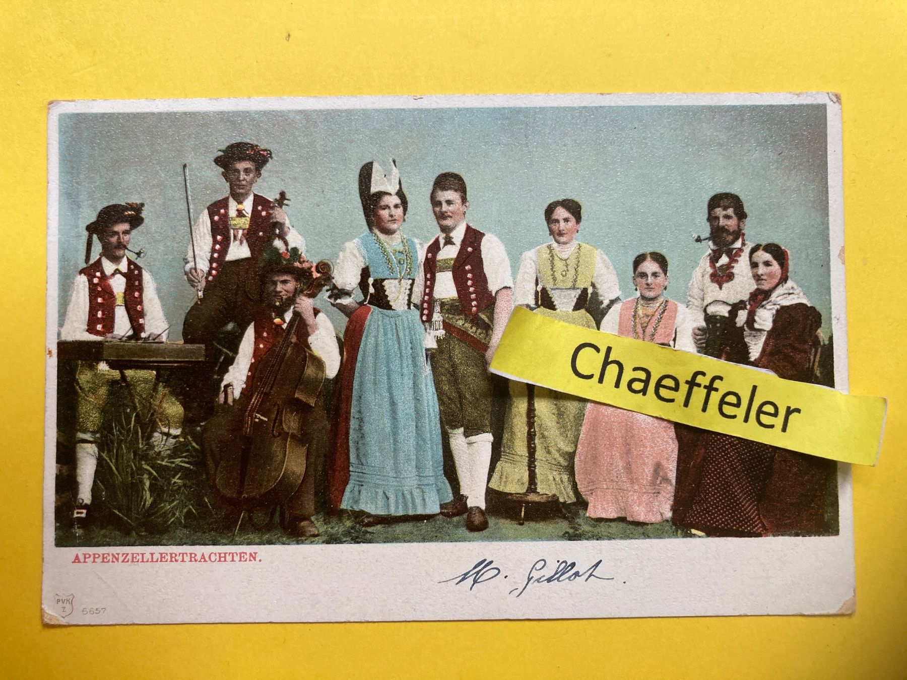 Cartes postales: 1904 Ansichtskarte Appenzellertrachten – D'occasion à Zürich par Chaeffeler