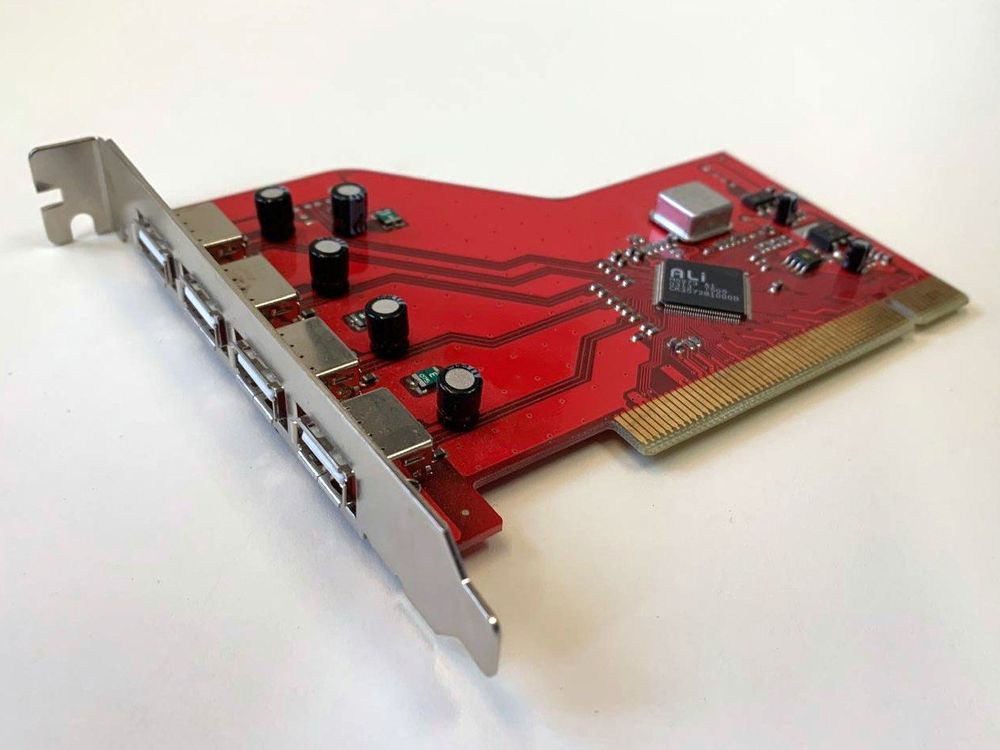 Composants électroniques: ALI M5273 A1 4 x USB 2.0 PCI Card – D'occasion à Münchenstein par Licontrol