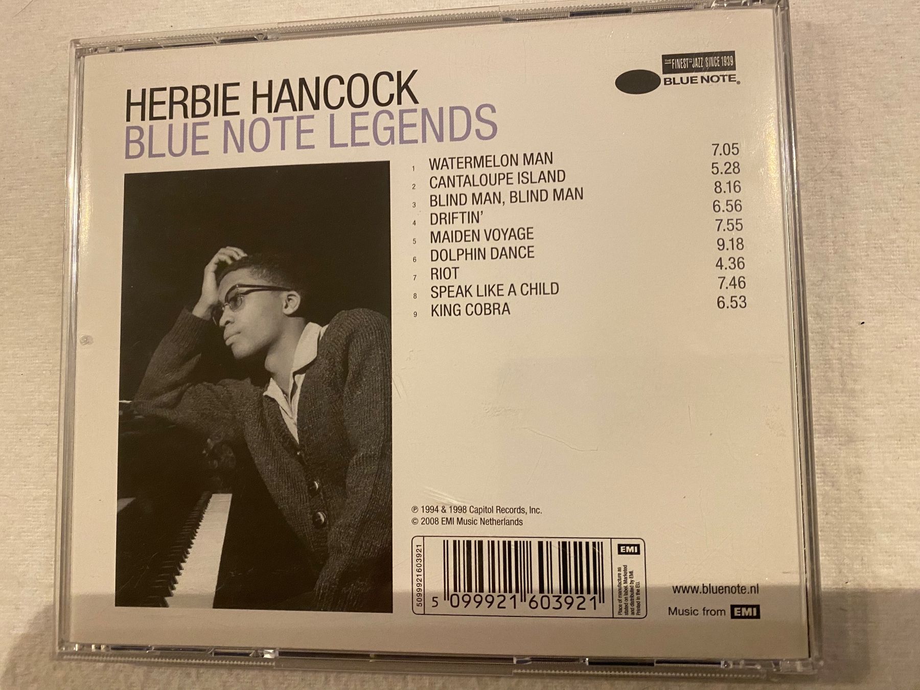 CD: Herbie Hancock - Blue Note Legends – Nuovo (secondo la descrizione) da Duggingen venduto da Kisha010 2