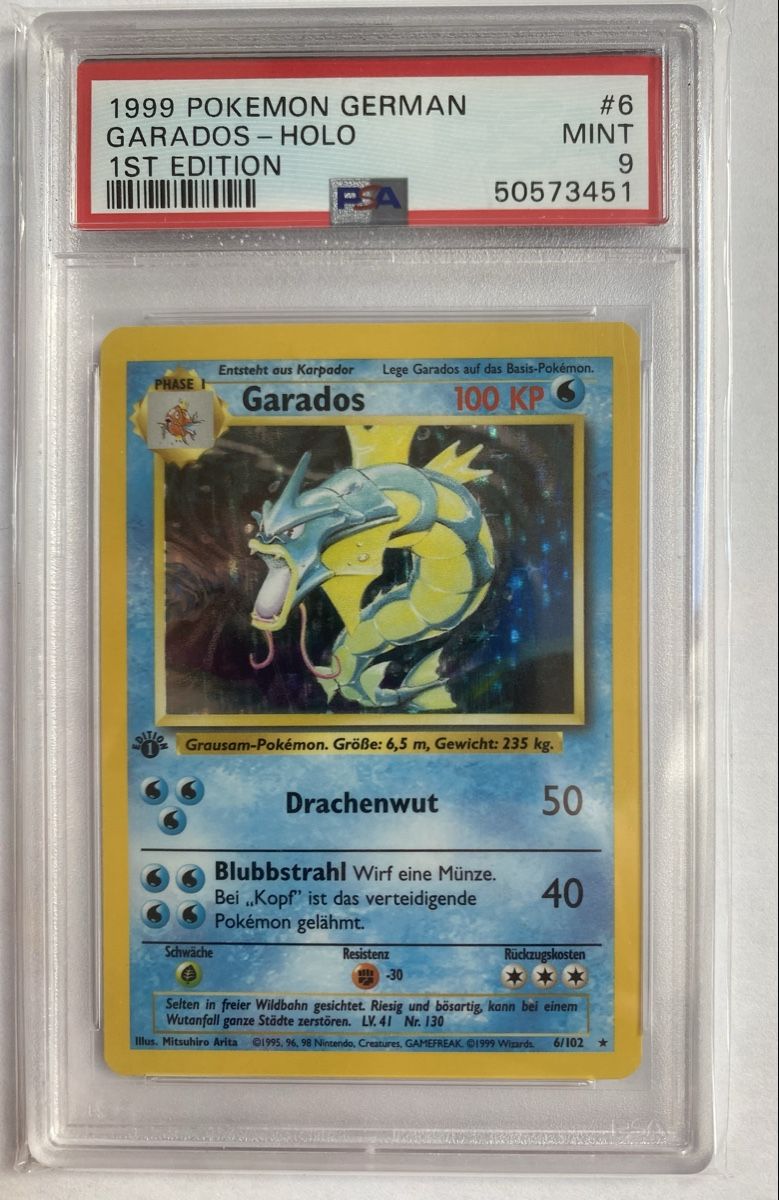 Pokémon Carte collezionabili: Psa Base Set Garados – Nuovo (secondo la descrizione) da Herznach venduto da Terratemptrop