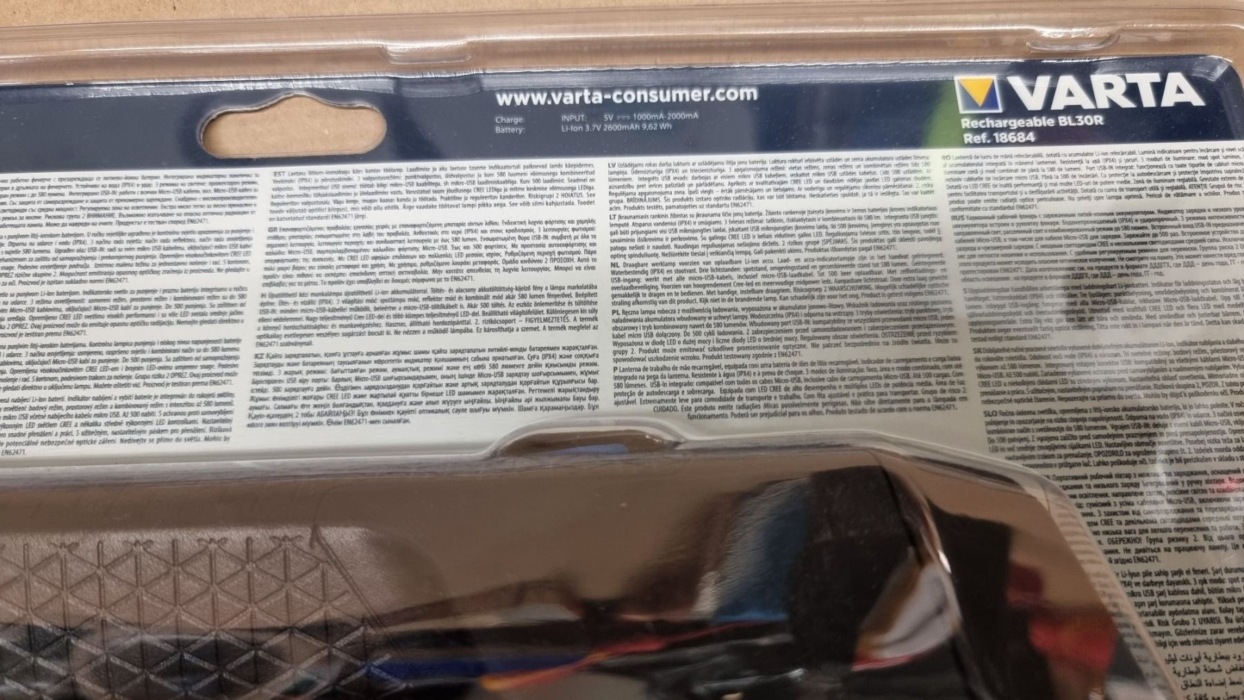 Varta Lampade: Akku-Arbeitsleuchte Varta Work Flex BL30R – Nuovo e nell'imballaggio originale da Rebstein venduto da James-Dean 3