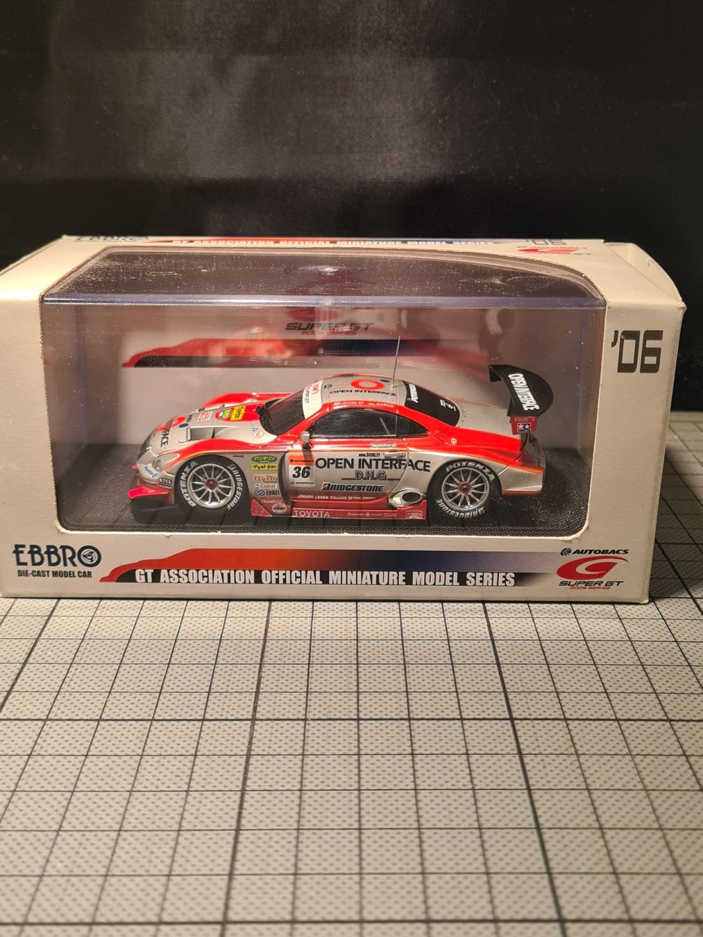 Lexus Modellini d'auto: OPEN INTERFACE TOM'S SC430 Super GT 2006 - 1:43 EBBRO – Nuovo (secondo la descrizione) da Chézard-St-Martin venduto da AlPat-Collections 2