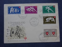 1950 Pro Patria FDC BERNA Illustriert Adresslos - SELTEN