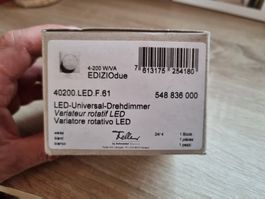 Feller EdizioDue LED-Universal Drehdimmer weiss Neu 40200LED
