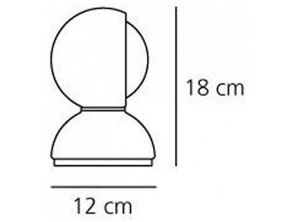 Lampes: Lampe de chevet rouge design Artemide Eclisse neuve – D'occasion à Ecublens VD par r0c_872m 2