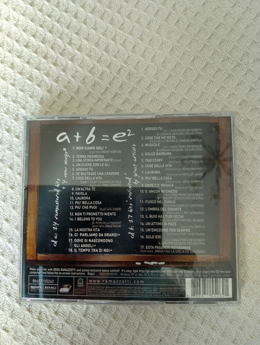 CD: Double CD Eros Ramazzotti e2 album bon état – Usato da Reconvilier venduto da mpa_7b2k 2