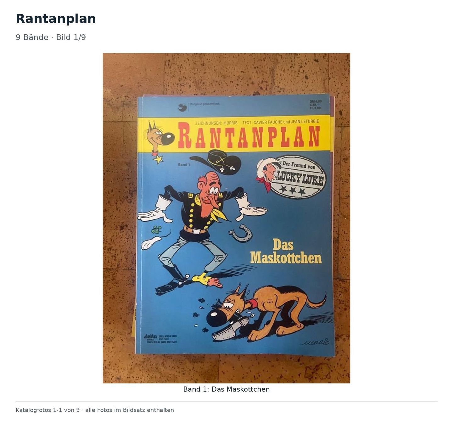 Comics: Rantanplan - 9 Bände – Gebraucht aus Laufenburg von smoritz01