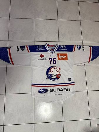ZSC Lions Gameworn Jersey Noah Meier 2020/21 