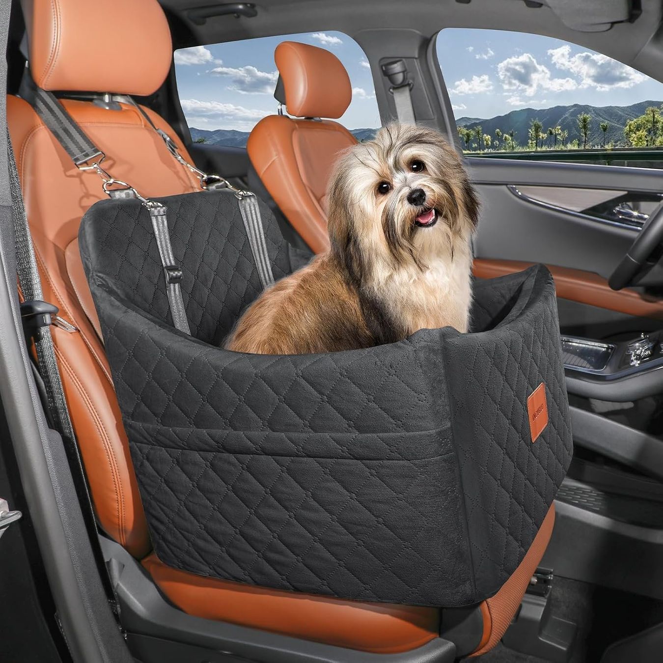 Niches, paniers: Hunde Autositz Memory Foam Waschbar mit Sicherheitsleine – Neuf avec emballage d'origine à Schaffhausen par Alvora 1