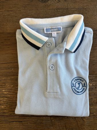 Jacadi Polo Shirt Light Blue Size 6A 116cm