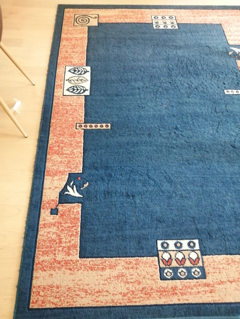 Ikea Tapis: Teppich blau mit Muster guter Zustand – D'occasion à zufikon par radar07 2