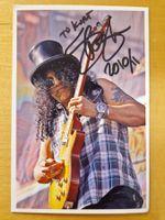 Slash, Original Autogramm auf Foto in Farbe