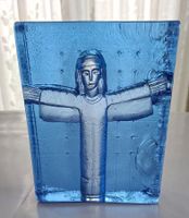 Kosta Boda Skulptur Glas blau Engel Schweden Bertil Vallien