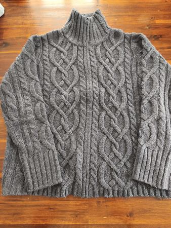 Pullover, Grau, Grösse XL, Gebraucht, 100% Polyacryl