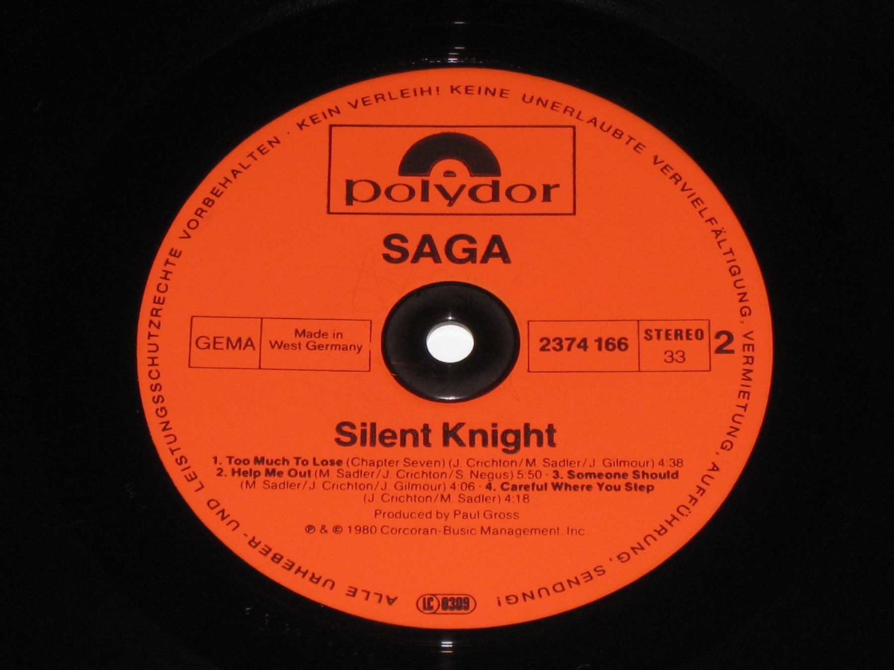 Dischi in vinile: LP - SAGA - SILENT KNIGHT – Usato da Steckborn venduto da Quo7 2