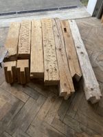 Antike Holzbalken Konvolut verschiedene Längen