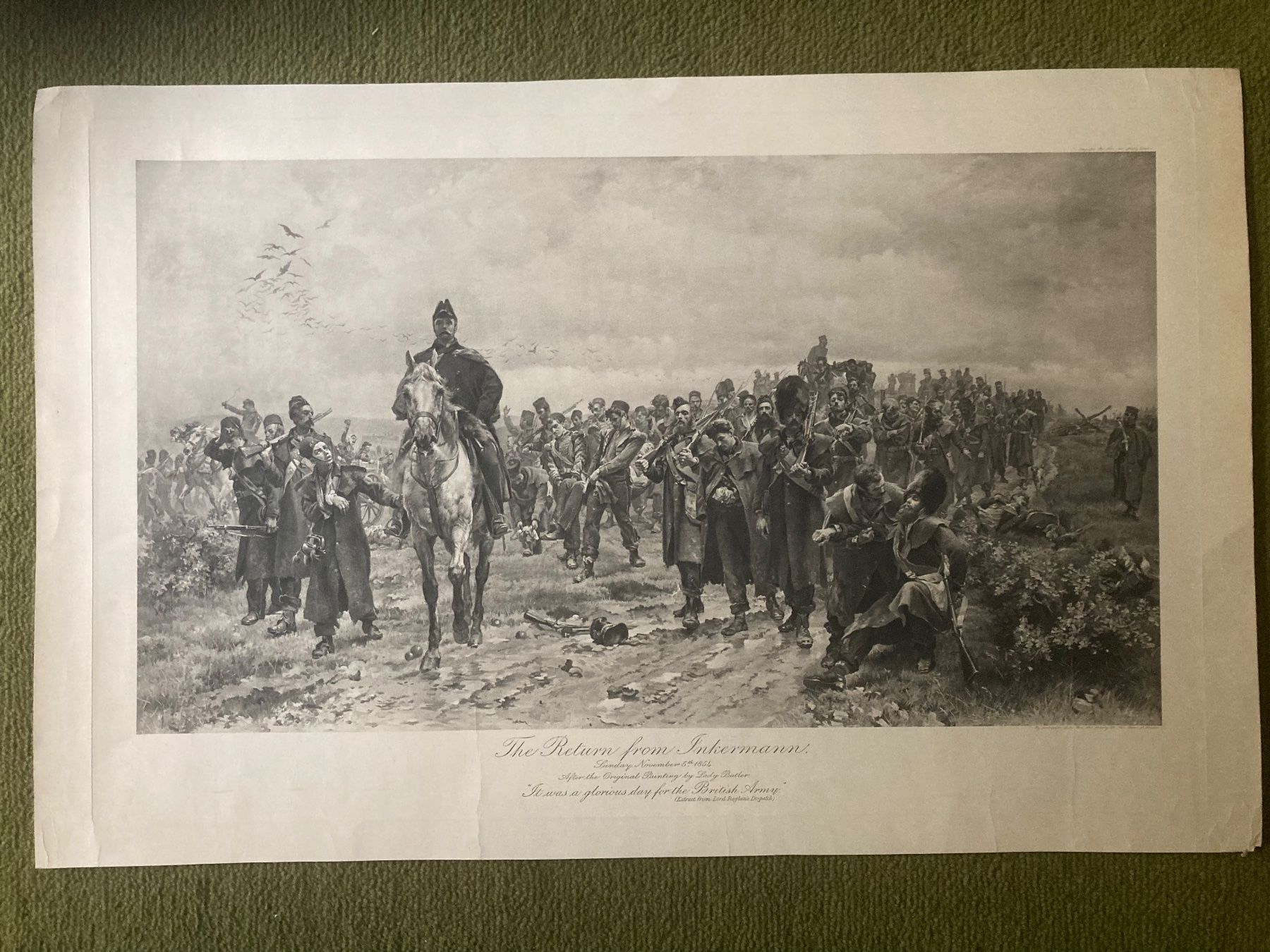 Incisioni: The Return from Inkermann, Sunday Nov. 5th 1854 – Usato da Adliswil venduto da eku_8mgk