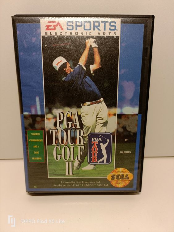 Jeu Sega MegaDrive – PGA European Tour – Complet Boîte – SEGA