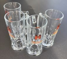 4 Stk Biergläser, Feldschlössli Quinto, 0.25l, Sammlerstück