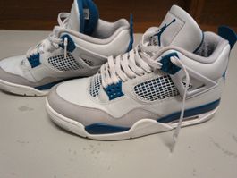 Nike Air Jordan 4 Retro Military Blue Grösse 44