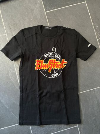 T-Shirt Tracker Elm Street Rock Cafe Oslo schwarz gebraucht