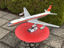 Swissair / DC-8 / Reisebüro Flugmodell / 1:50, Flugzeug