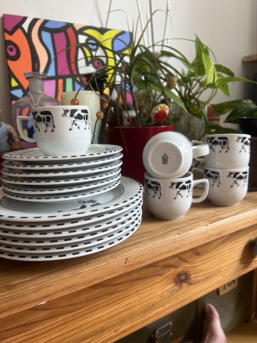 Set di piatti: Seltene Rosenthal Kuhteller & Tassen - geschirr set küche – Nuovo (secondo la descrizione) da Liestal venduto da jorge0000