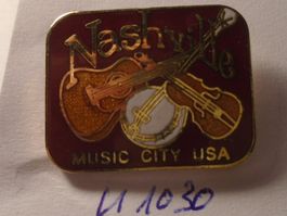 1 Nashville USA Pin - Music City USA (U1030)