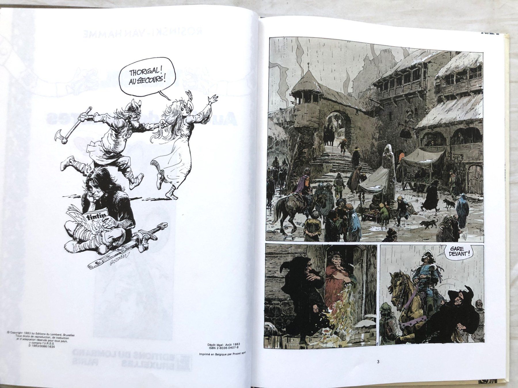 Fumetti: THORGAL - 5 - Au-delà des ombres – Usato da Schaffhausen venduto da durruti 2