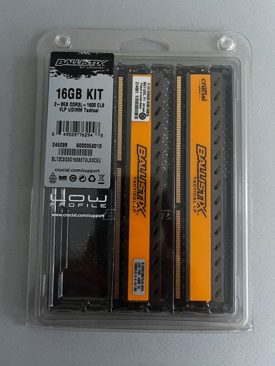 Crucial Ballistix 2x8GB DDR3L Kaufen auf Ricardo