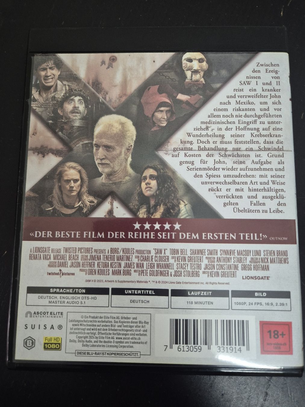Tutti i DVDs: Saw X Blu-ray  – Usato da Wald ZH venduto da _Hotarubi_ 1