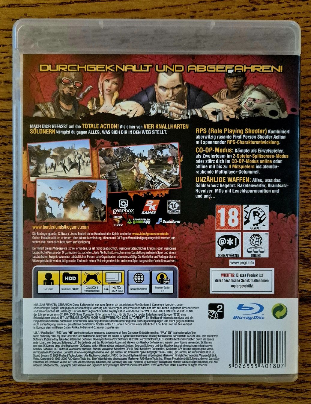 Spiele: Borderlands - PS3 - Top Zustand – Neu (gemäss Beschreibung) aus Au SG von KonsoleWerk 1