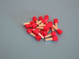 20 Stk 10mm2 12mm Aderendhülsen Isoliert