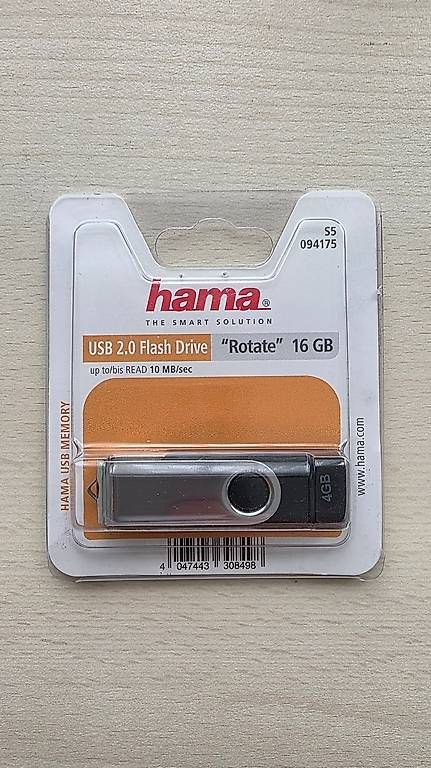 Chiavette USB: Hama USB-Stick "Rotate" USB 2.0, 16 GB  Neu – Usato da Bern venduto da dsarajcic