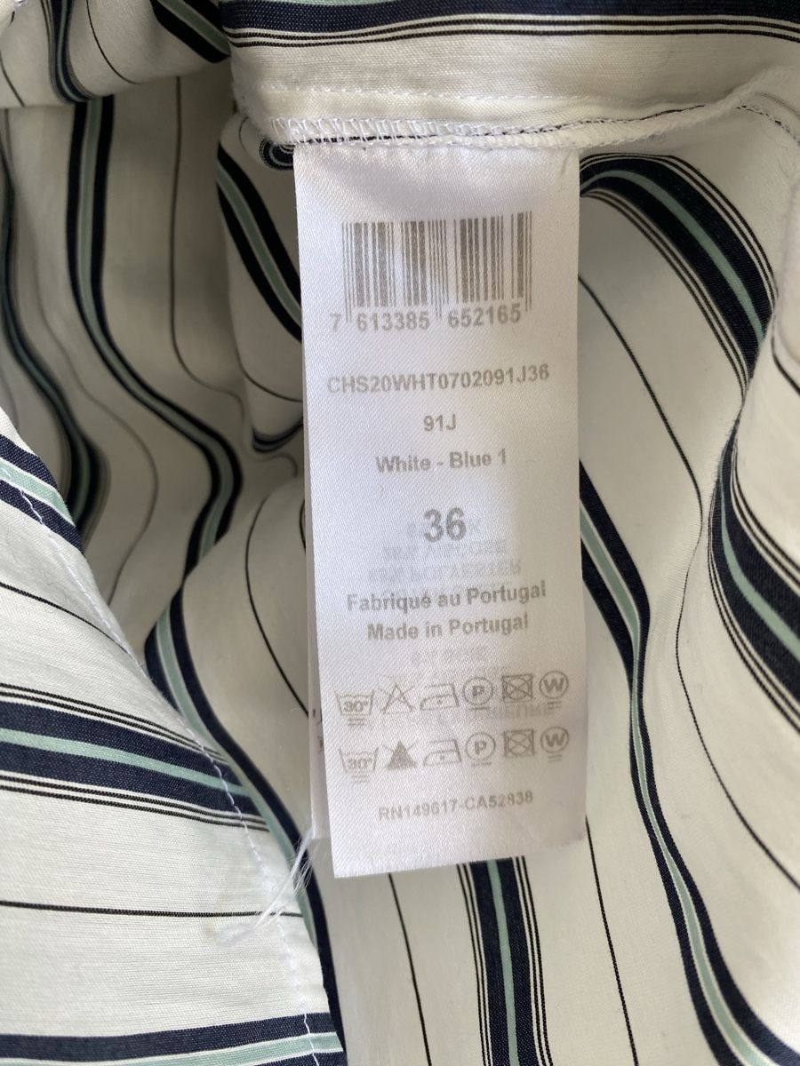 Chloé Blusen: Chloé Bluse mit Seide, gestreift, Grösse 36 – Gebraucht aus Winterthur von marisole4 4