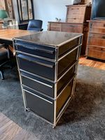 Schwarzer USM Korpus mit 4 Schubladen